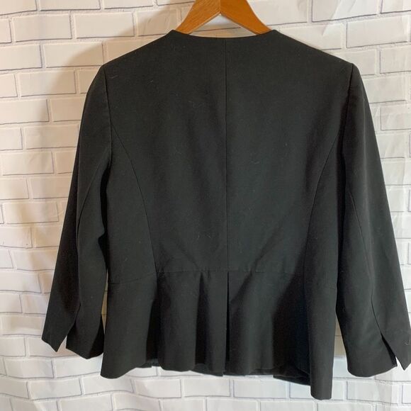 Ann Taylor Black Dress Jacket Size 8 - Picture 2 of 5